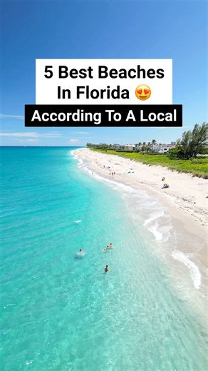 Here are the five best beaches in Florida according to a local and that local is me!! What is your favorite Florida beach? #floridatravel #floridavacation #floridabeaches #floridalife #floridaliving #gulfislandsnationalseashore #keywest #floridakeys #annamariaisland #thepalmbeaches | Florida Trippers