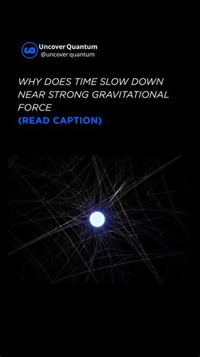 Quantum Computing & Tech ⚛️ on Instagram: "Time doesn’t flow the same everywhere in the universe Near strong gravity like a black hole or massive planet time moves slower than in weaker gravity This comes from Einsteins general relativity which shows gravity bends space and time A massive object curves spacetime around it like a heavy ball bending a stretched sheet The stronger the gravity the more time slows down because the curve in spacetime gets deeper If you were near a black hole a few min