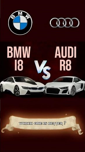 Bmw i8 vs Audi r8 Car Comparison ? 😱 Which öne is better ?