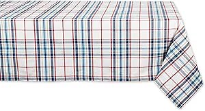 DII Nantucket Kitchen Collection Cotton, Machine Washable, Tablecloth, 60x120