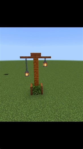 Minecraft Beautiful Lamp Post Build 😍 | Easy Street Light in Minecraft #shorts