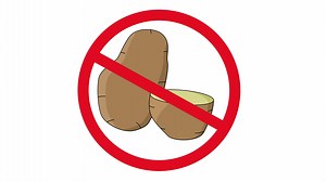 Download Animation of prohibited icon and potato icon for free