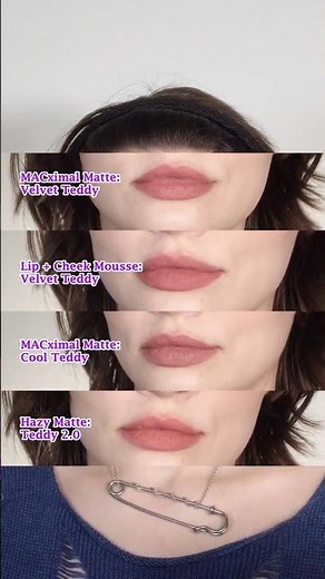 MAC Velvet Teddy/Cool Teddy/Teddy 2.0 Try On! #maclipstick #neutrallipstick #maccosmetics