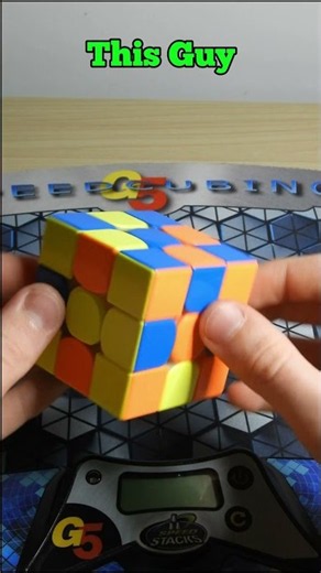 Cube solved in 1 second #rubikscube