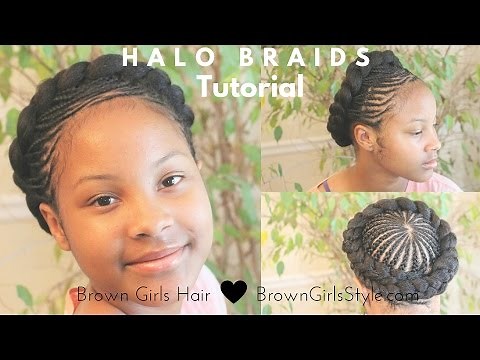Halo Braid Tutorial | Natural Hair Kids
