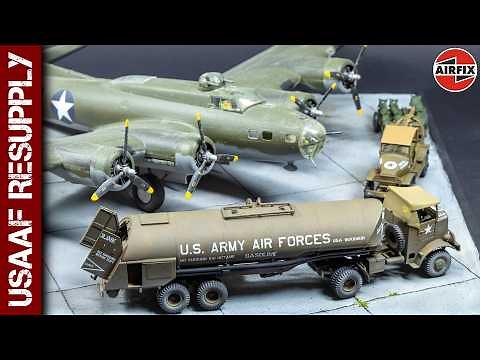Bomber Resupply Set - USAAF Eighth Air Force (Airfix 1/72 scale model)