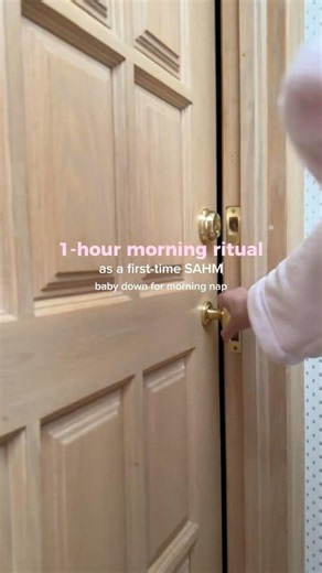1 Hour Morning Ritual While My Baby Naps | First-Time SAHM Routine