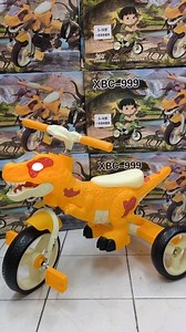 Outdoor Dinosaur 3 Wheeled Bike 🚲 Get this for only php 3,080!🌟 🦖For your Dino-obsessed kids, this interactive ride-on dino-bike can roar and play music and lights. 🦖Powerful pedals let kids control how fast they can go. This will give your kids activities other than using gadgets. 🦖Durable rugged plastic wheels are up for all kinds of adventure. Best for ages 2 to 6 yrs old. | Dracen & Dana Toy Station