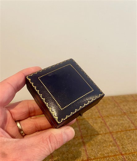 Vintage Leather Jewelry Box. Quality Antique Jewellery Box. London Jewellers Case - Etsy