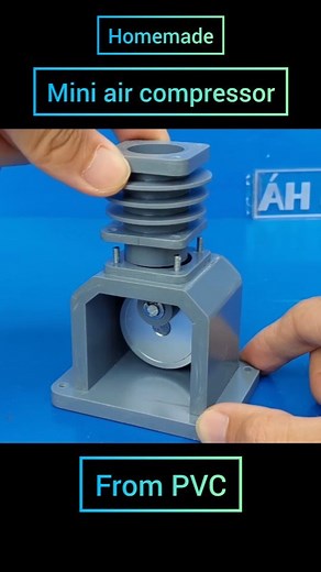 Ankit Sharma | Homemade mini air compressor from PVC (part-2) #sillyinventor #diyprojects #inventions #dcmotor #diyideas | Instagram