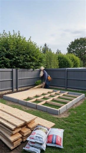 Garden shed construction