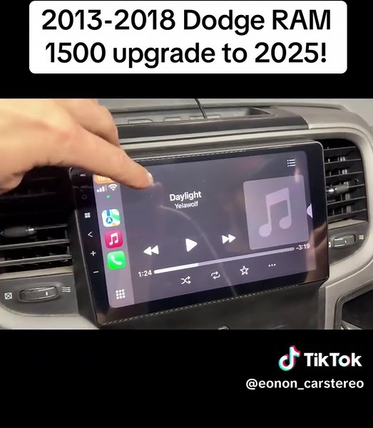 Upgrade tu Dodge RAM 1500 a 2025 con Eonon DGRMX6