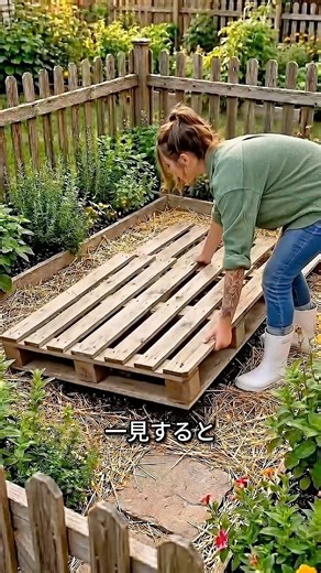 スイカの苗に木製パレットをかぶせる理由…数週間後、驚きの結果に！