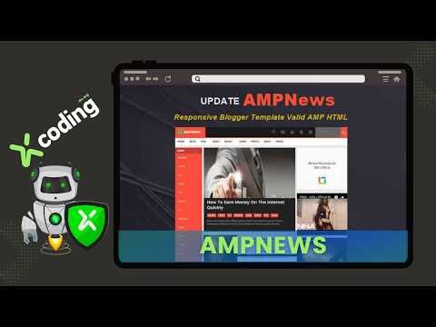AMPNews Valid AMP HTML Blogger Template