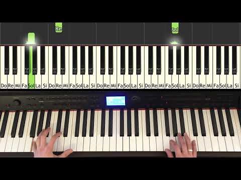 Mariage d'Amour ("Spring Waltz") - Paul de Senneville - comment jouer au piano, Synthesia. 1/2