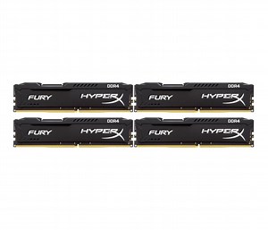 HyperX 16GB 2666MHz Fury Black CL15 (4x4GB) - Pamięci RAM DDR4 - Sklep komputerowy - x-kom.pl