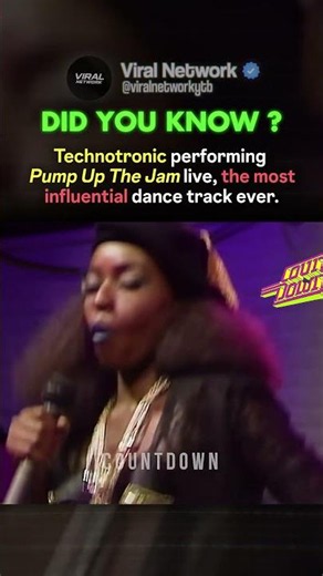 Technotronic's "Pump Up The Jam" Live in 1989 Still Goes Hard 🔥🎶