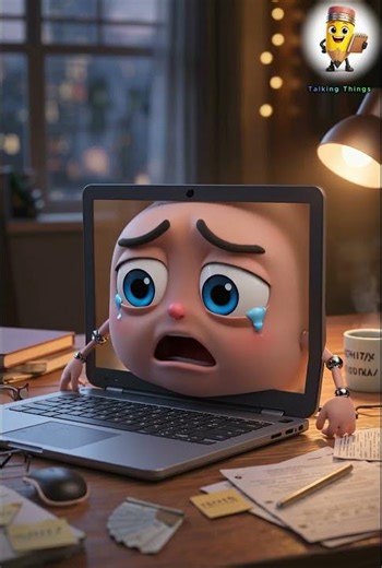 💻 “Laptop’s Secret Story 🔥 – You Won’t Believe What It Says! #shorts