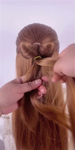 👉 Open Hair Hairstyle 😍 Viral Look 🔥 #shorts