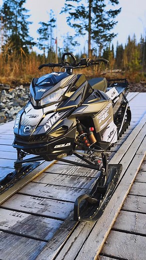 Custom Lynx RE3700 Snowmobile Wrap by Gold Graphics