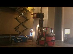 24ft modernfold operable partition standing airwall