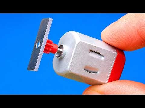 3 SIMPLE INVENTIONS Using DC Motor