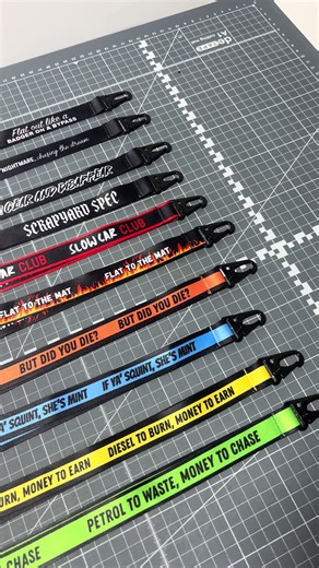 Restocked on as many designs as possible for the lanyards! ❤️ #lanyard #dieselpower #petrolhead #butdidyoudie #caraccessories