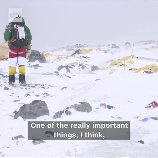 Everest is the world's tallest mountain -- but it's also been called "the world's highest rubbish dump" https://cnn.it/2LZWlCz | CNN International
