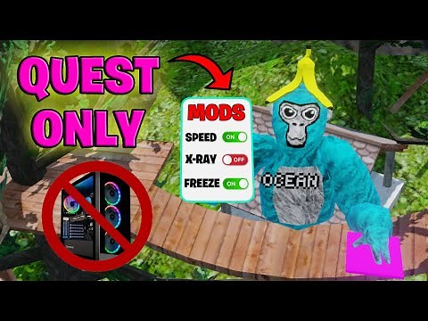 How To Get Gorilla Tag MODS With NO PC In Gorilla Tag! *MULTIPLAYER* *Working 2025*