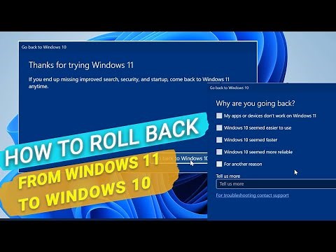 ↘️ How to Get Back to Windows 10 After Updating Your Operating System to Windows 11 ↙️