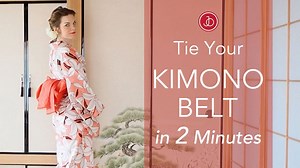 Tie Your Kimono Obi Belt in 2 Minutes