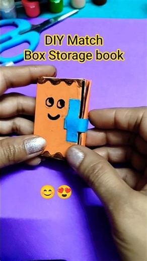 DIY Match Box Storage Book📙#diy#howtomake