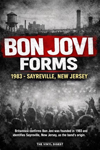 Bon Jovi Forms in New Jersey | The Start of an 80s Rock Empire