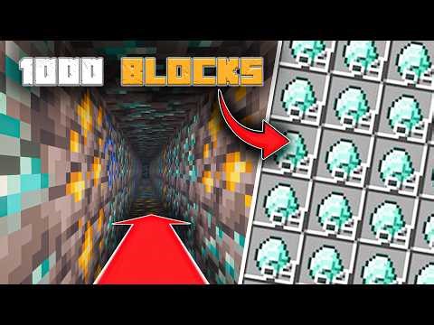 Mining 1000 Blocks Straight in Minecraft Survival Ep : 2 | Aman Playzz