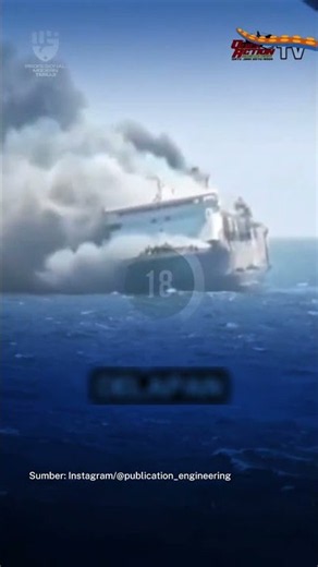 Tim Gabungan Dikerahkan untuk Evakuasi KMP Mutiara Sentosa 2 yang Terbakar di Laut Jawa