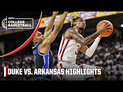 Duke Blue Devils vs. Arkansas Razorbacks | Full Game Highlights