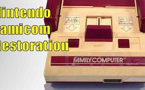 翻新任天堂FC游戏机Nintendo Famicom - 清洁与修复