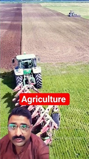 Big machinery is used in agriculture for big farmers