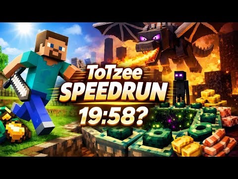 🔴Minecraft Speedrun Challenge | ToTzee Tries Again After an 8 Hour PB | #minecraft #speedrun