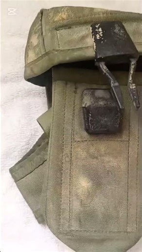 Sand camo US ARMY M16 Magazine Pouch modified by the Greek Army #history #army #war #ww1 #ww2 #camo