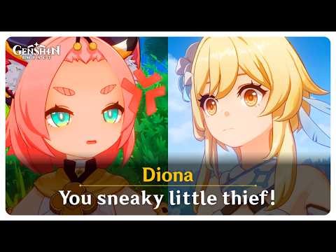 Diona is Not Playing Around Today! [ENG VOICED] Diona Anecdote - Genshin Impact 6.4