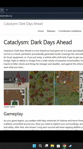 Old PC. No problem. CDDA plays on anything #gaming #games