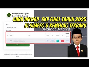 Cara Upload SKP Tahun 2025 di Simpeg 5 Kemenag Terbaru