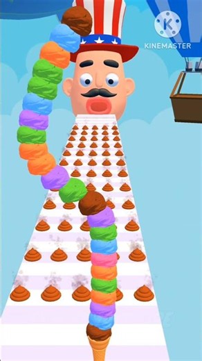 এই আইসক্রিম খেলে প্রেমও পালাবে 😂| Stacky Ice Cream Run Funny Gameplay #shorts #viralshorts #gaming