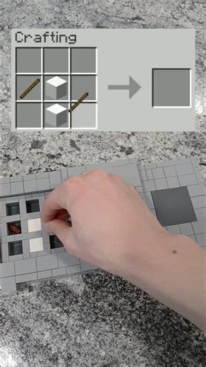 Crafting A Clone Snow Golem Out Of Lego #minecraft #lego #legominecraft #minecraftlego