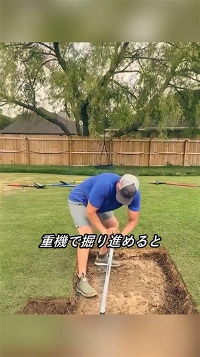 庭の芝生が育たない原因を掘り起こしたら衝撃の結末だった