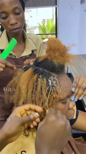 Micro locs on full natural hair\nWould you try this look?