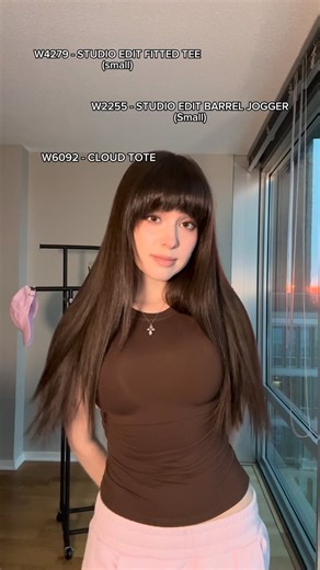 Vivyanna Esquivel♡ on Instagram: "🤍🤎🩷 chocolate covered strawberry vibes 🩷🤎🤍 ~ 🎀 releases on 2/13! @youngla .com code:💝V I V💝 to save $! 🎀~ . girl notes 💗: i’m 5’3 for sweatpant reference, the sweats run pretty big im usually a medium, the tank top and tshirt are insanely silky, and the tank has adjustable straps and a light bra band built in if you want to add padding 🤍🎀"