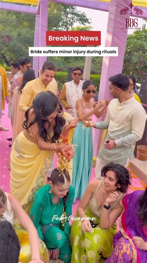 Bride Suffers Minor Injury during Kaleera Ceremony | Wedding Rituals | Wedding Fun | Couple Goals