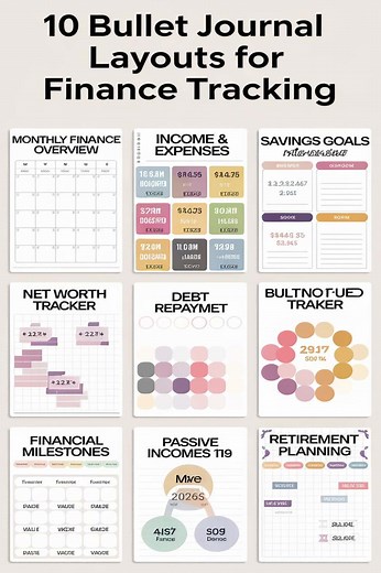 10 Bullet Journal Layouts for Finance Tracking That Boost Savings and Simplify Budgeting -
